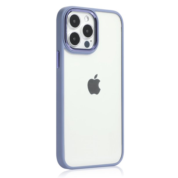 Caselix Iphone 12 Pro Max Case Clear Metallic Cute Clear Stylish Cover Anti Scratch Hard Pc Slim Fit Shockproof Protective Phone Cases For Women Girls Pacific Blue Walmart Com