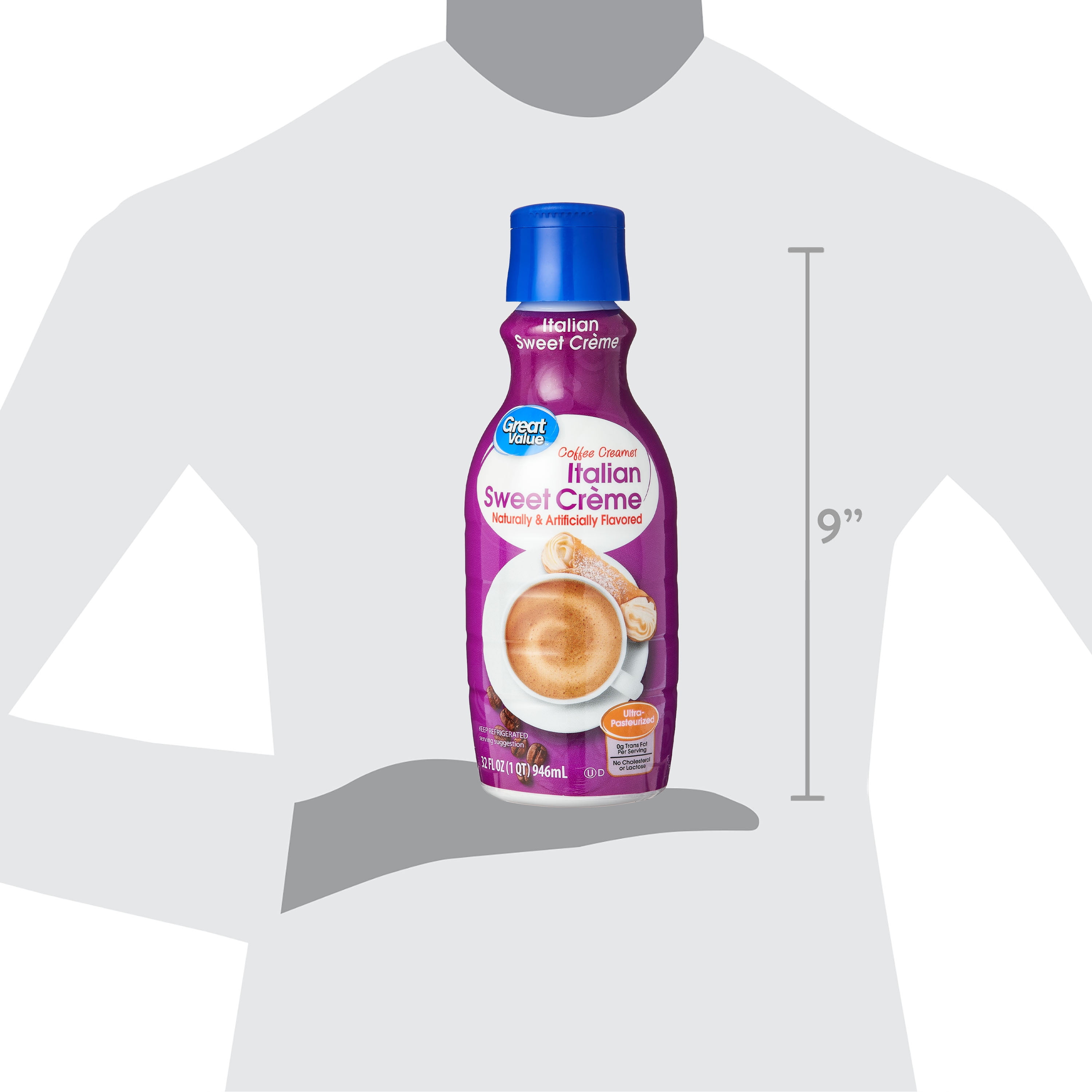 Great Value Italian Sweet Creme Coffee Creamer, 32 fl oz