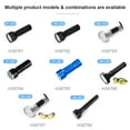 thumbnail image 4 of BOKYAN UV Flashlight Pet Urine Detector Black Light 100 LED 395NM Blacklight with UV Sunglasses Handheld Detector for Dog Cat Dry Stains Bed Bug Scorpion Currency Detective (7.87 inches / 20 cm), 4 of 6