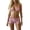 R302/Pink, variant on Vividxx High Waisted Bikini Sets For Women Summer Resort Bikini With Polka Dot Bandeau Top And Tiered Swimwear Beachwear