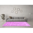 thumbnail image 3 of Ahgly Company Indoor Rectangle Abstract Purple Modern Area Rugs, 7' x 10', 3 of 4