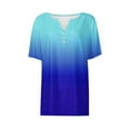 thumbnail image 5 of My Orders Lightweight Tops & Blouses Womens Funny T Shirts Cotton Summer Clothes for Women Over 50 Womens Summer Tops Casual With Sleeves Solid Color Tshirts, 5 of 5