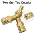 thumbnail image 5 of Brass Tee Fitting for High Pressure Washers Splitter Coupler with Quick Connect Upgrade Your Cleaning Equipment, 5 of 9
