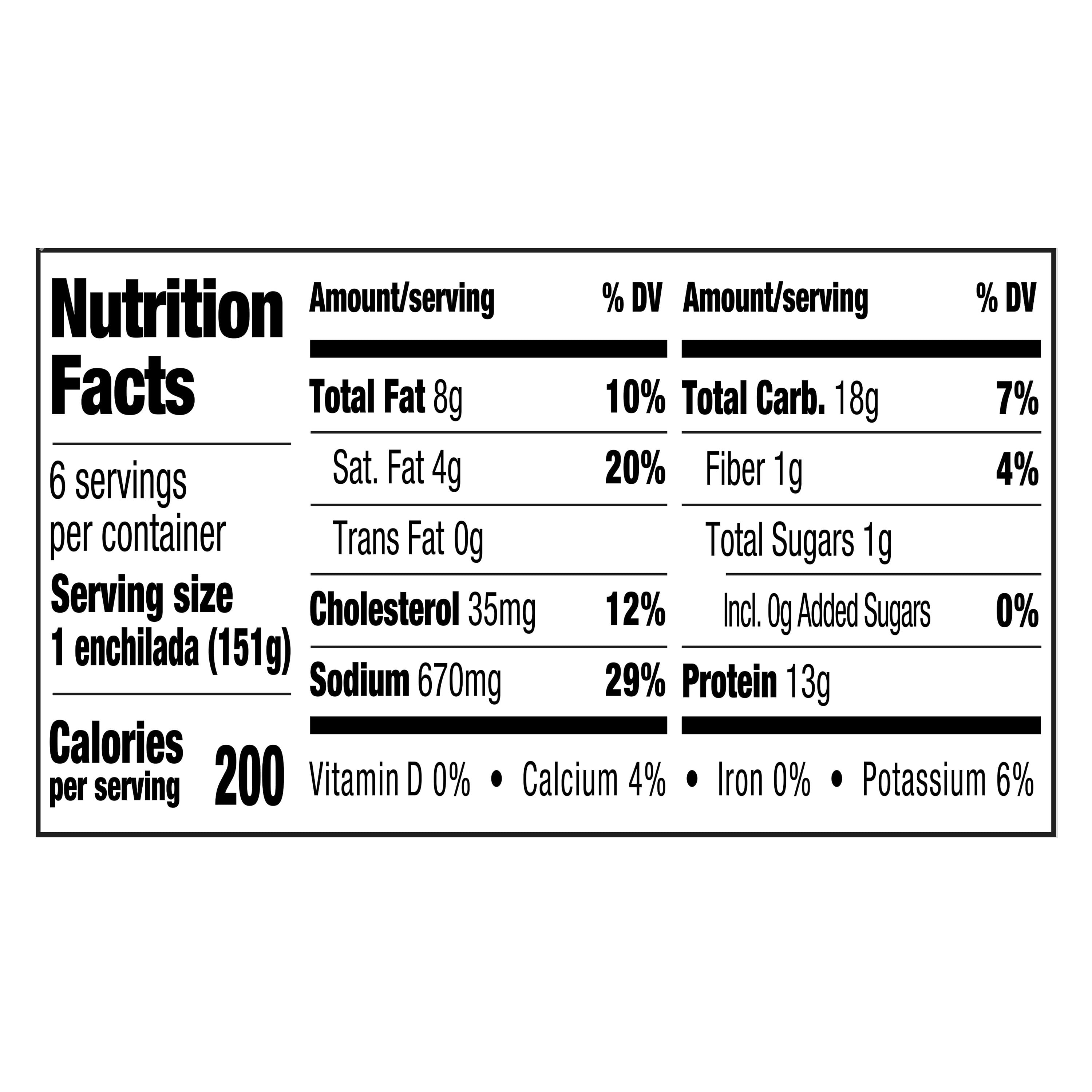 Marketside Fresh Never Frozen Prepared Meal Ready to Bake Chicken Enchiladas, 32 oz