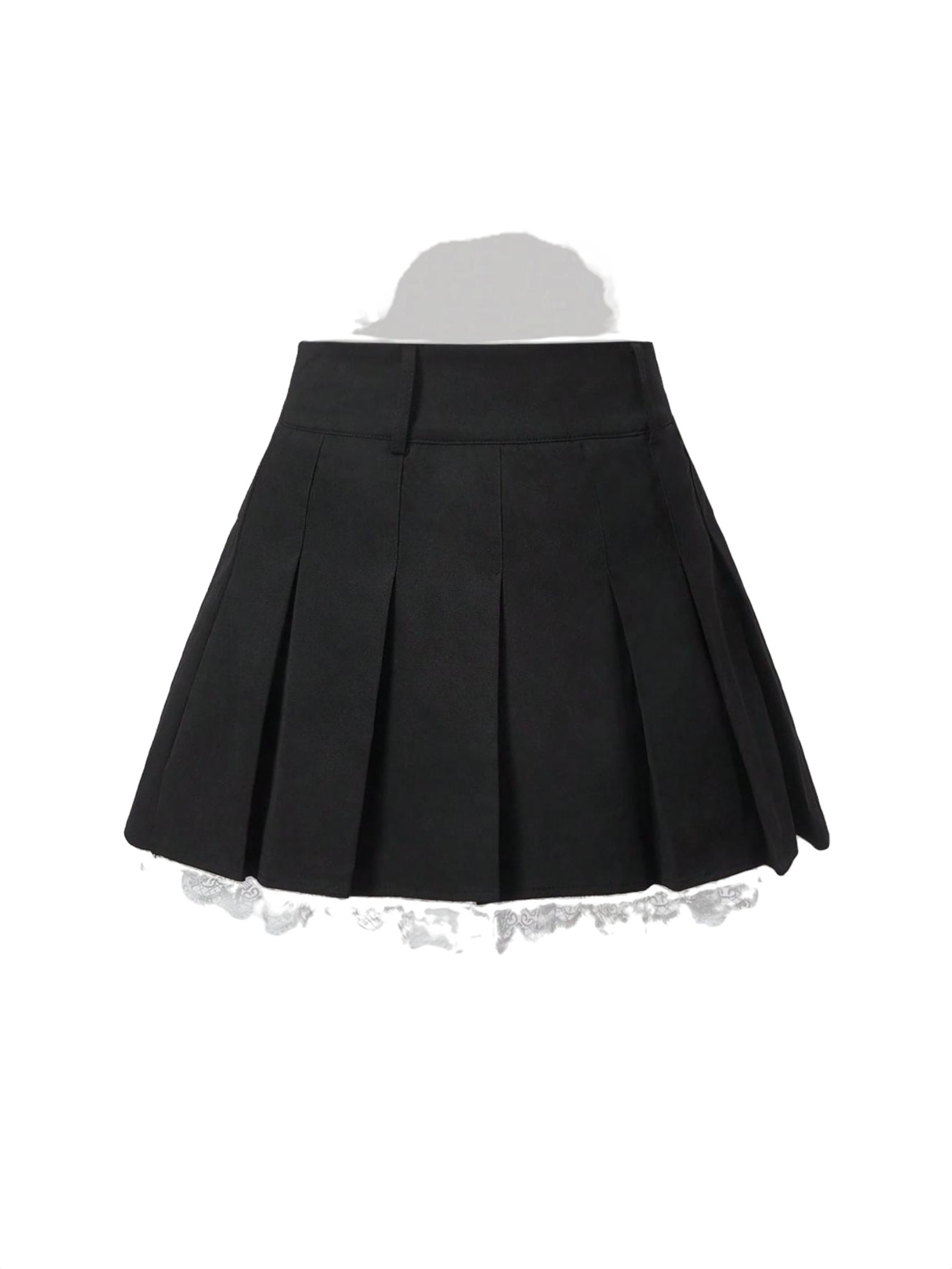 Elegant Colorblock Pleated Black Women Skirts - Walmart.com