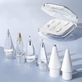 thumbnail image 1 of LinQingQ 6 Pack Replacement Tips for Apple Pencil Pro/ 2nd Gen/ 1st Gen/USB C, Upgraded Apple Pencil Tips with Case No Wear Out Fine Point Precise Control, for iPad Pen Nibs Sets, 1 of 1