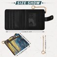 thumbnail image 3 of Small Wallet For Women Bifold Leather Pocket Coin Credit Card Holder With RFID Blocking The Sky Is Dotted with Stars, 3 of 6