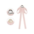 thumbnail image 3 of Women's Brooch Pin Bow Tie Satin Bow Brooch with Pearl for Wedding Party One Size Pink-Apricot, 3 of 5
