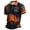 Blue, variant on Leidass Mens Halloween Polo Shirt Short Sleeve Casual Collared Pullover with Button Khaki 2XL