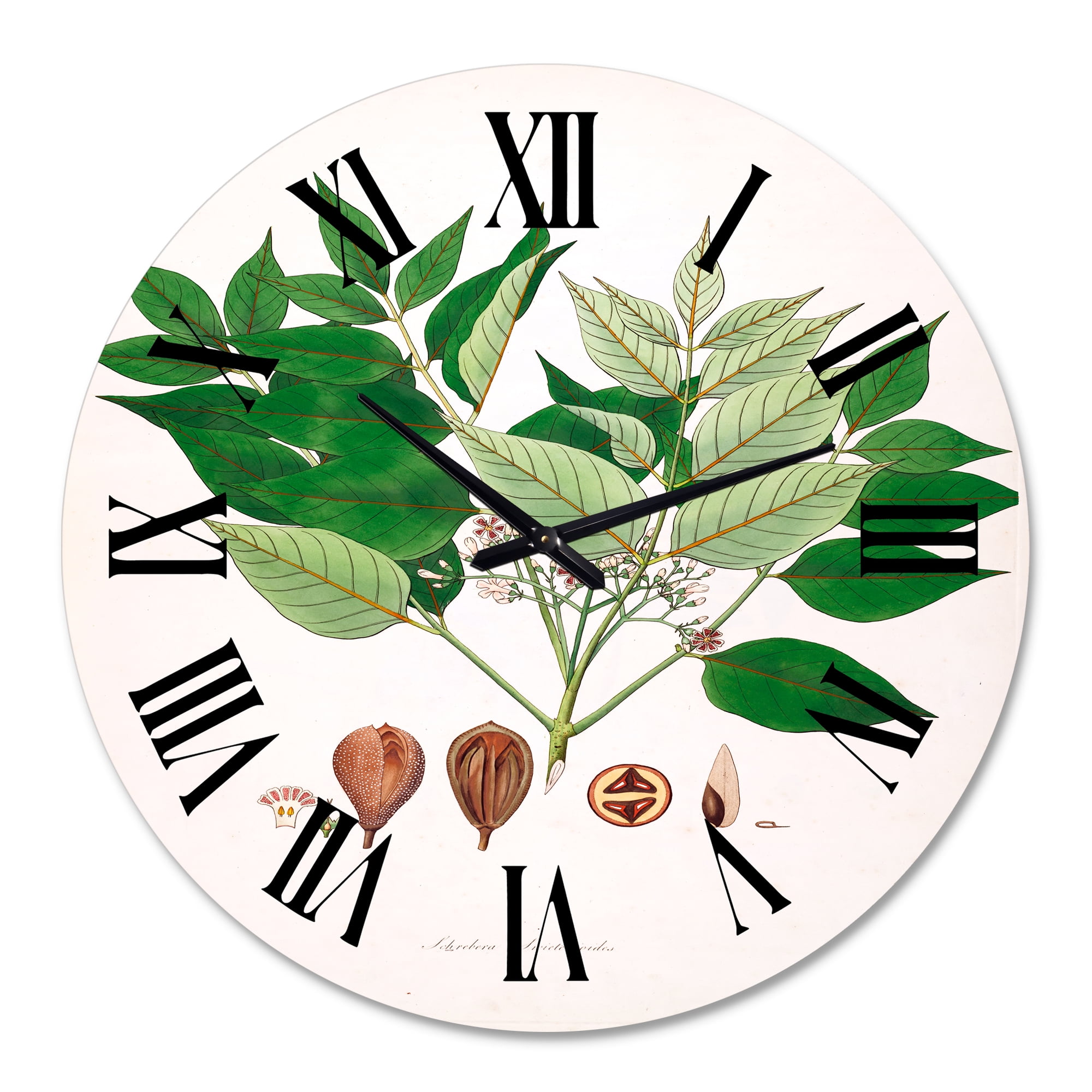 Designart 1 in Quartz Farmhouse Wall Clock