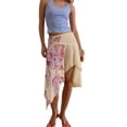thumbnail image 3 of Women High Waist Asymmetrical Hem Skirt, Flowy Midi Skirt, Casual A-Line Skirt, 3 of 7