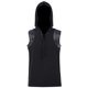 thumbnail image 1 of Blusa sin mangas con capucha para hombre, estilo punk, color liso, con parches, sin mangas, con capucha, 1 of 8