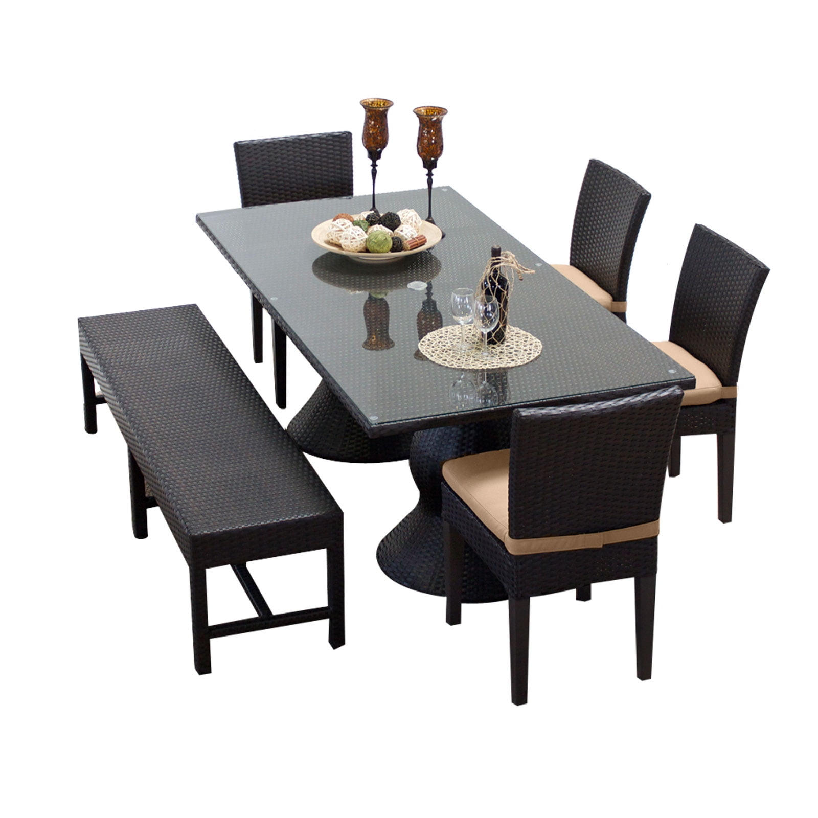 Saturn Rectangular Outdoor Patio Dining Table With 8 Chairs Saturn Rectangular Outdoor Patio Dining Table With 4 Chairs And 1