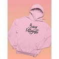 thumbnail image 3 of Buon Ferragosto Noir Hoodie Women -Image by Shutterstock, Female Small, 3 of 4