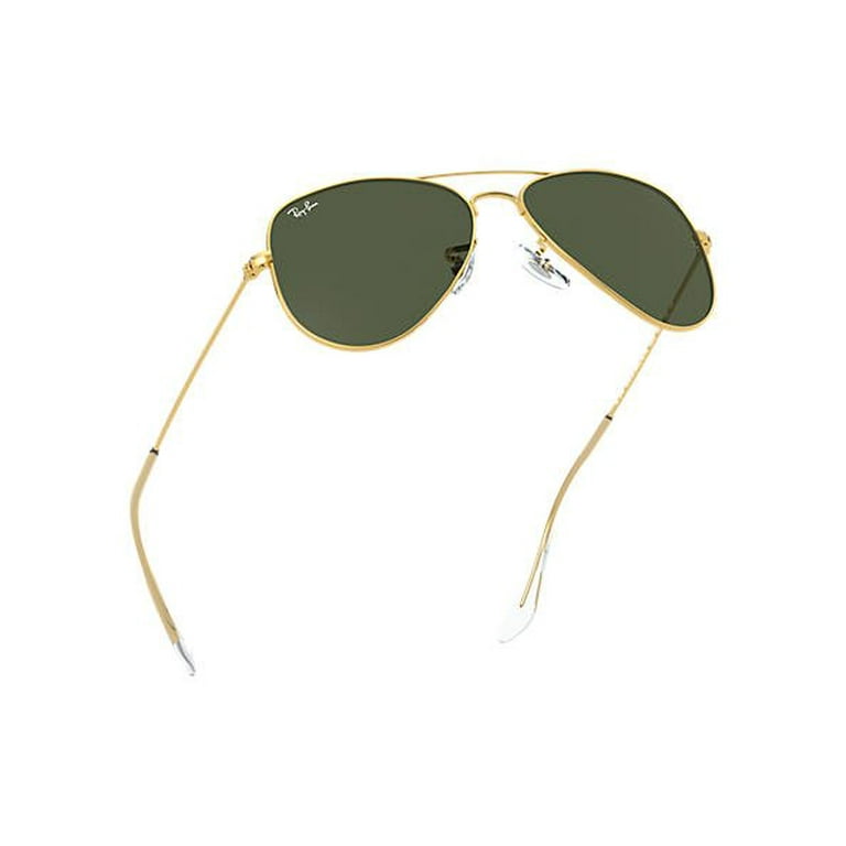 Pay tribute Consecutive acre Ray Ban Aviator Small Green Unisex Sunglasses RB3044 L0207 52 - Walmart.com
