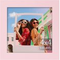 thumbnail image 1 of Vittanly 4x4 Picture Frame, Premium Material with Shatter Resistant Plexiglass, Photo Frame for Wall or Table Top Display, Pale Pink, 1 Pack, 1 of 6