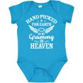 thumbnail image 3 of Inktastic Handpicked for Earth by My Grammy in Heaven with Angel Wings Boys or Girls Baby Bodysuit, 3 of 5