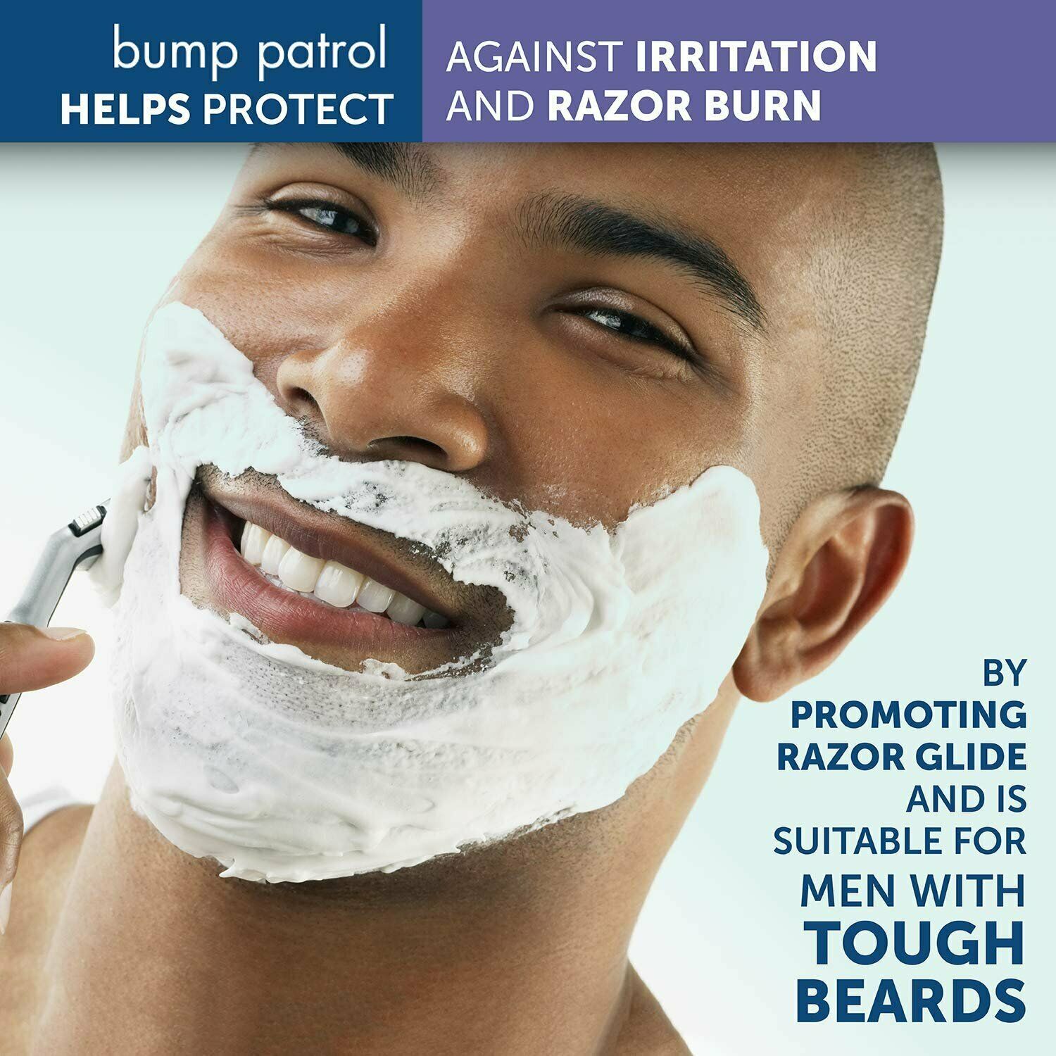 Bump Patrol Cool Shave Gel - Sensitive Clear Shaving Gel With Menthol Prevents Razor Burn, Bumps, Ingrown Hair - 4 Ounces 4 Pack - image 7 of 8