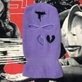 thumbnail image 4 of GRNSHTS 3-Hole Full Face Cover, Thermal Knit Ski Mask Winter Balaclava Cap for Outdoor Sports (Purple), 4 of 8