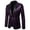 Purple, variant on Fayshow0 Up to 65% off Mens Jackets Clearance Zipper Up Men's and Winter Fashion Personality Sequins Casual Suit Jacket Gold S