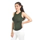 thumbnail image 2 of Blusa de canalé sin mangas /Juvenil, 0282 (Verde militar) verde oscuro M, 2 of 5