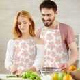 thumbnail image 3 of Fall Leaves Apron-Garden Aprons for Women with Pockets-Cotton Linen Waterproof Kitchen Cooking Gardening Aprons Adjustable for Kitchen,Cooking,BBQ and Salon 33"x27", 3 of 7