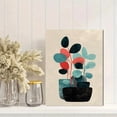 thumbnail image 2 of Qisvanset Swirl Paint Splatter Abstract Canvas Print 12x16 Inch Interior Decor, 2 of 8