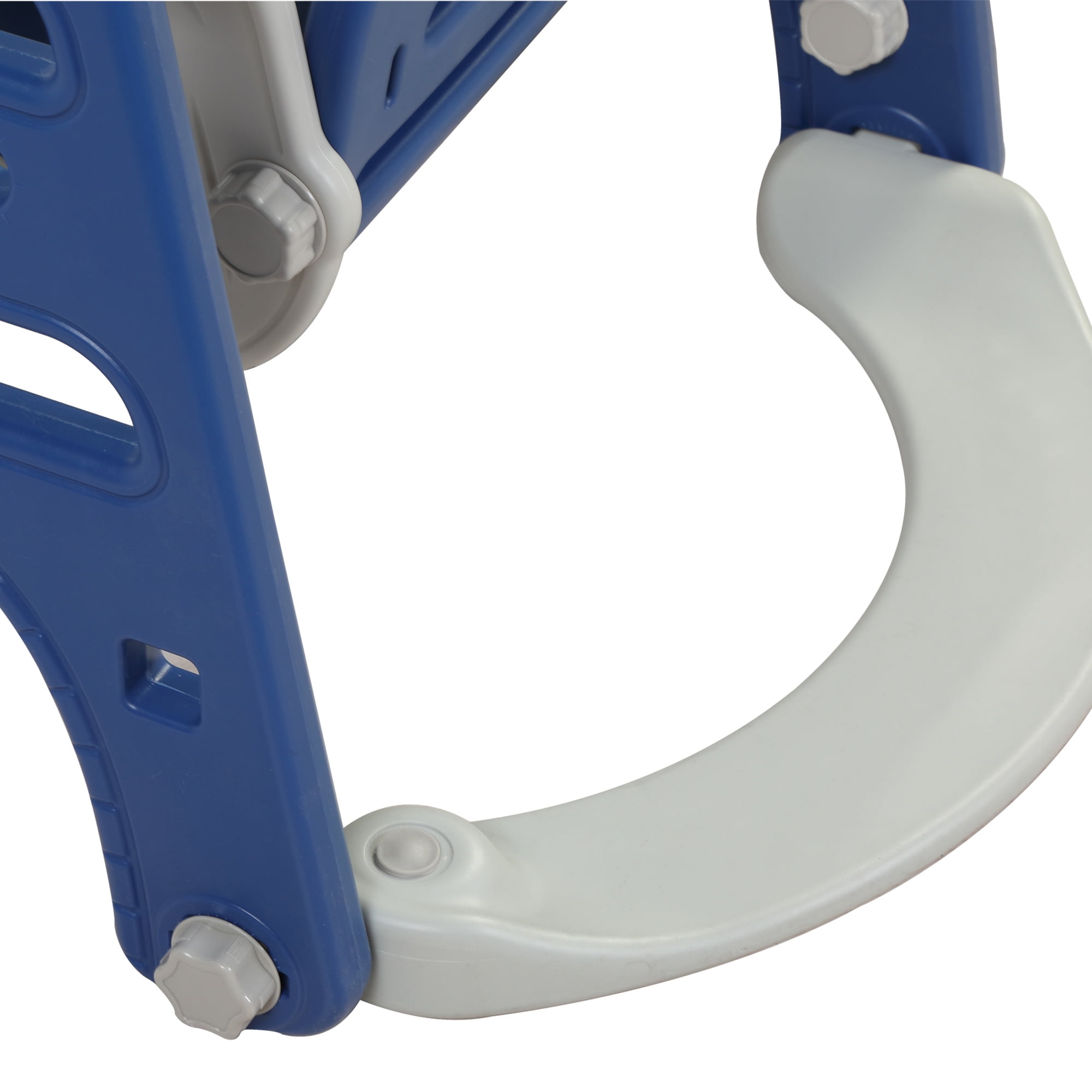 Lowestbest Three in One Slide, Swing, Basketball Hoop with Net-Blue and Gray. Lowestbest Three in One Slide, Swing, Basketball Hoop with Net-Blue and Gray.
