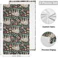 thumbnail image 2 of Mothers Day Sloth Hearts Hand Towels 2 PCS, Summer Branch Leaves Kitchen Towel Ultra Soft and Highly Absorbent,Decorative Fingertip Face Towel for Bathroom Hotel, 28.3"x14.4", 2 of 5