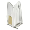 thumbnail image 4 of Michael Kors Women's Large Quilted Vegan Leather Zip Around Continental Wallet (Optic White), 4 of 4