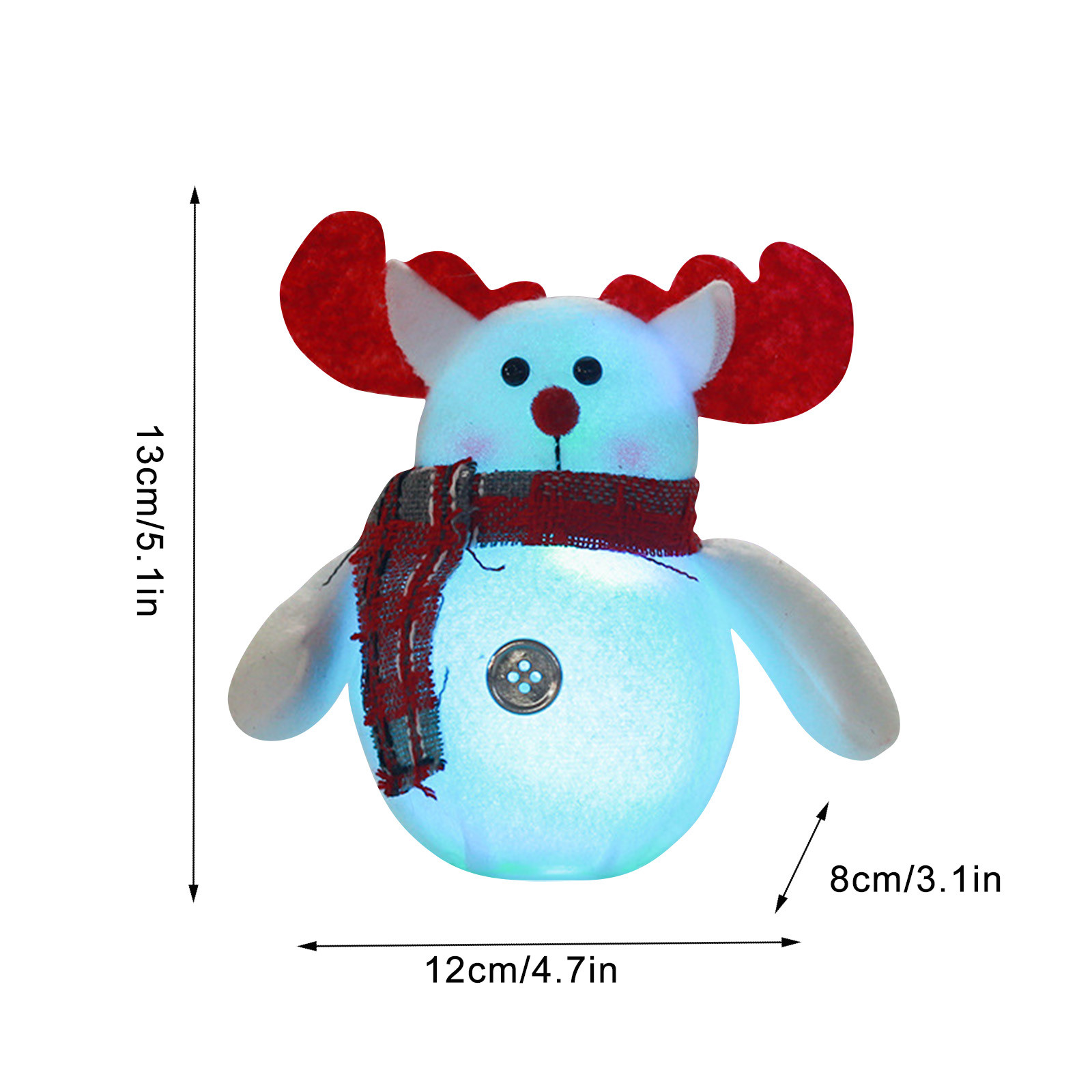 Ozmmyan 5 Year Old Girl Birthday Gift Ideas 1Pc Christmas Toys Glowing  Llittle Snowman Christmas Tree Pendant Ornaments Fall Decorations For Home