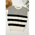 thumbnail image 6 of Chic Casual Knit Vest with Mixed Stripes - Perfect for Summer Outfits - [ZhiHiMeRi] | (US 8-10)M, 6 of 12