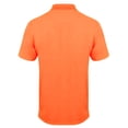thumbnail image 2 of Henbury - Polo pique de deporte/deportivo de manga corta Transpirable Modelo Coolplus® - Verano/ Vacaciones/Deporte (Naranja quemado), 2 of 2