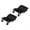 Black-2pcs, variant on Car Dolly , Wheel Dolly, Heavy Duty Vehicle Dolly Upgraded, Steel Tire Skates with Brakes