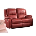 thumbnail image 1 of ACME Zuriel Loveseat (Motion) - 52151 - Red PU, 1 of 2