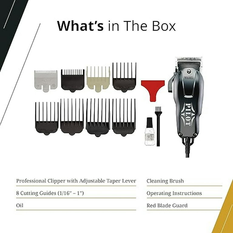 【値下げ‼️】Professional Pilot Clipper Wahl Professional Pilot Clipper, Compact, Full-Size Blades