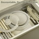 thumbnail image 5 of Bateria de Cocina,Sartenes Antiadherentes,Juego de ollas y sartenes 15 Piezas,mango desmontable,Juego de Utensilios de Cocina de Inducción de Color Blanco, 5 of 7
