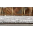 thumbnail image 4 of Unique Loom 3151577 4 x 4 ft. Rounded Trellis Frieze Square Rug, Light Gray, 4 of 5