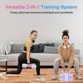 thumbnail image 2 of inAdjustable Dumbbell Set Levels Hand Weights (Each ./././.lb) for Women & Men Weights Dumbbell Set Convertible to Kettlebell for Home Gym Strength Training, 2 of 7