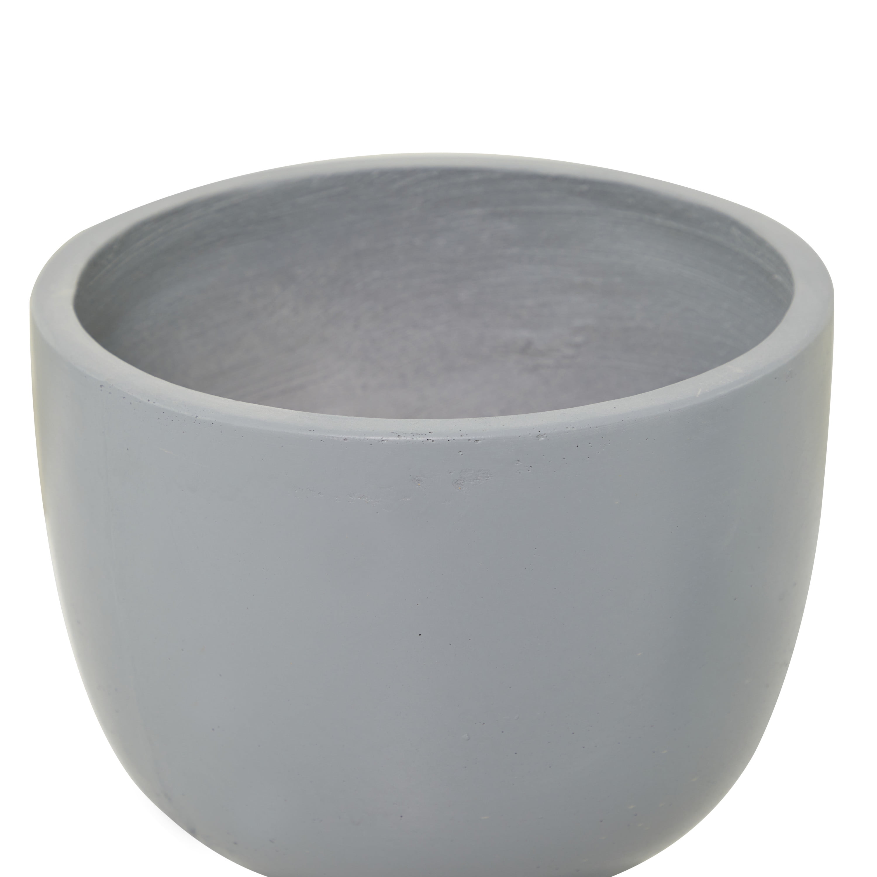 DecMode 15", 9"H Gray Magnesium Oxide Planter (2 Count)