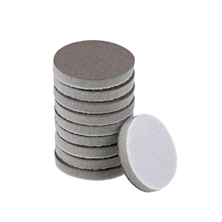 

1.5-Inch 400-Grits Hook and Loop Sanding Disc Sponge Sanding Pad Wet Dry Aluminum Oxide Sandpaper 10pcs