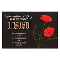 PinMart's Remembrance Day Memorial Day Veterans Day Poppy Flower Lapel Pin