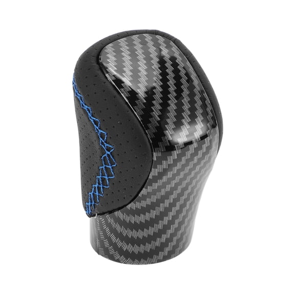 Unique Bargains Gear Shifter Knob Automatic Stick Shifter Knob for Lexus ES350 2016-2018 Plastic Faux Leather Black Blue