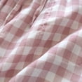 thumbnail image 5 of Tnhcen Women's Plaid Pajama Shorts - Elastic Waist Drawstring Lightweight Cotton-Like Sleep Pants Casual Loose Fit for Home & Bed (M-XL), 5 of 9