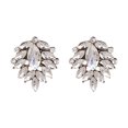 thumbnail image 1 of Accesorio elegante de la joyería de la decoración de los pendientes del perno prisionero de las mujeres del cristal de la aleación, 1 of 5