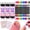 3set, variant on 24 Colors Dual Ended Nail Art Pens Set, Nail Polish Pens with Fine Liner & Brush Tips for Pattern Drawing, Hand-Painted Nail Art & Manicure DIY