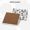 thumbnail image 2 of XMXY Drink Coasters with Holder for Coffee Table, Funny Butterfly Absorbent Ceramic Cups Coaster Sets 6 Pack, 4 Inches Square, 2 of 9
