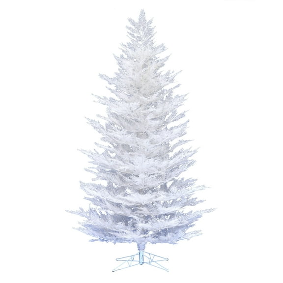 Vickerman 9' x 60" Flocked Cedar Pine Artificial Christmas Tree, Unlit