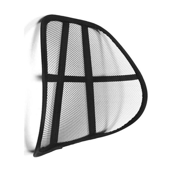 Lower Back Support  Black Mesh Fits Office Chair Suite Car Seat