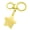 Yellow, variant on YIEMEEN Sturdy Star Keychain With Candy Tones Shatterproof Acrylic Perfect For Keyrings